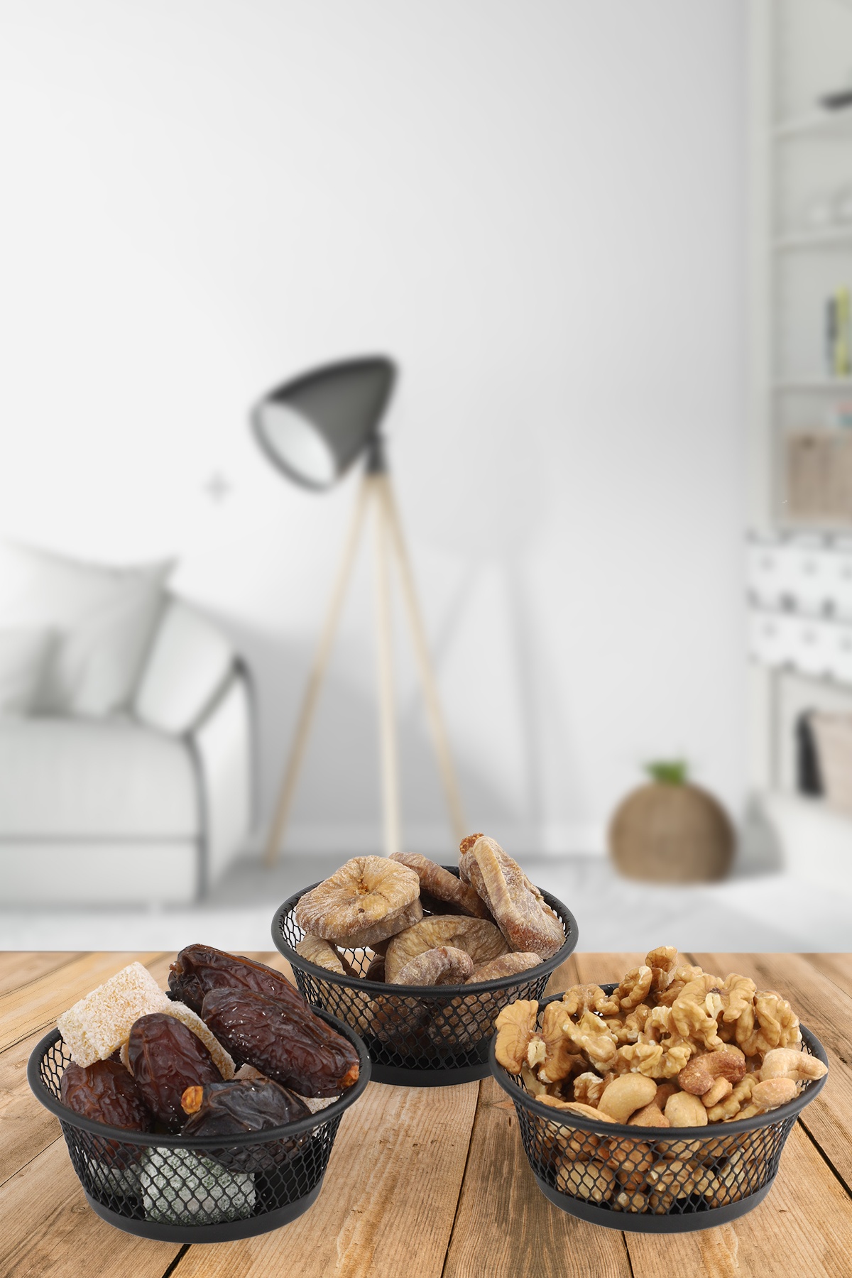 Pelit 3.lü Çerezlik Siyah